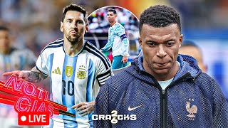 Messi ilusiona a Argentina; "Brasil es más" | Críticas a Mbappe | CR7 se prepara