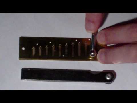 Embossing close up - harmonica customization - overblow.com