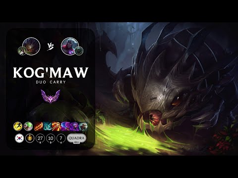 Kog'Maw ADC vs Varus - KR Master Patch 12.22
