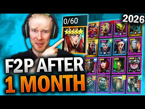 Ulasan Akun F2P Setelah 30 Hari (2026) - WASPADAI KESALAHAN INI! - Raid Shadow Legends