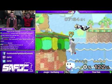 SAFGC 2016 R4 - Gorillaboy (Marth) vs Flow Rats (Sheik) - Grand Finals - SSBM