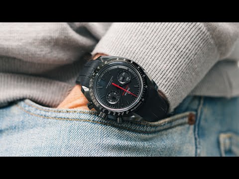 Hands-On With The New Omega Speedmaster Dark Side of the Moon Watches