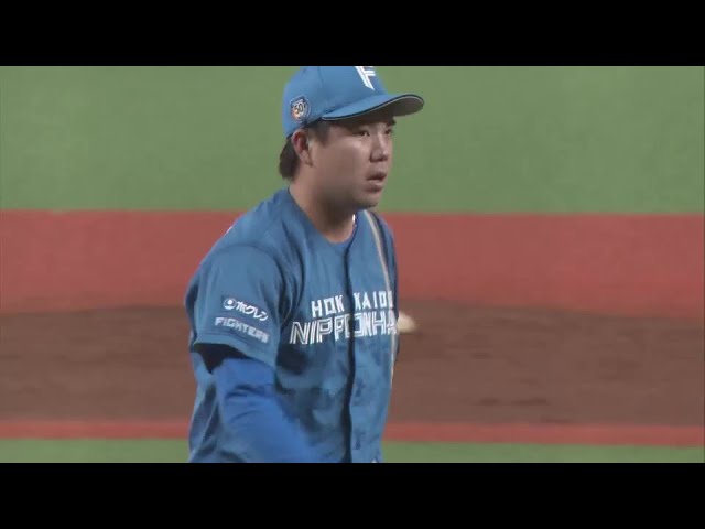 【7回裏】ここ一番で自慢の変化球!! ファイターズ・金村尚真 7回1失点の好投で今季3勝目!!  2024年7月10日 埼玉西武ライオンズ 対 北海道日本ハムファイターズ