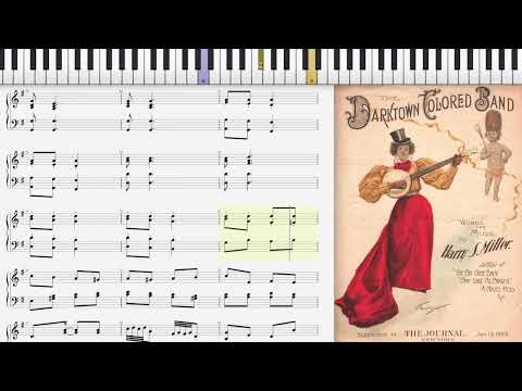 The Darktown Colored Band by Harry Miller (1896, Ragtime piano)