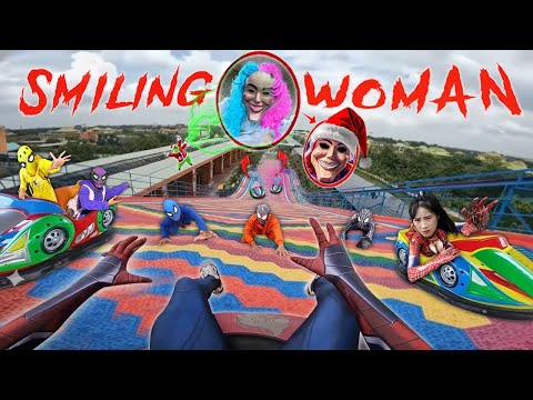 7 SPIDERMAN Vs SMILING WOMAN REAL LIFE ESCAPE 276.0 (Horror Parkour Pov Short) | Epic POV