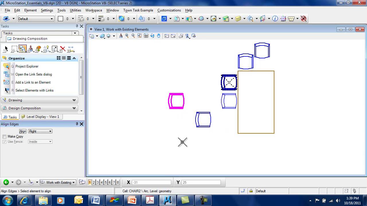 MicroStation Essentials Align