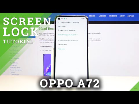How to Change Lock Method in OPPO A72 – Find Lock Screen Options