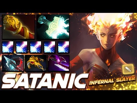 Satanic Lina Infernal Slayer - Dota 2 Pro Gameplay [Watch & Learn]