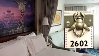 Room 2602 Mini Tour & Full Review | Disney Treasure Oceanview Stateroom Deck Two
