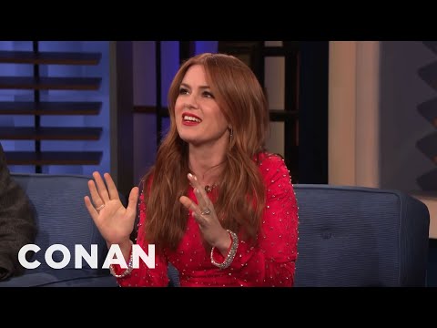Isla Fisher On Being Married To & Dealing With Sacha Baron Cohen - CONAN on TBS - CONAN on TBS