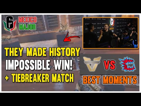 THE BEST MOMENTS OF THE IMPOSSIBLE COMEBACK FROM TEAM ONE -R6 MEXICO MAJOR HIGHLIGHTS |BEST OF SIEGE
