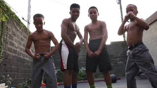 Grandy twins and friends Mannequin Challenge.