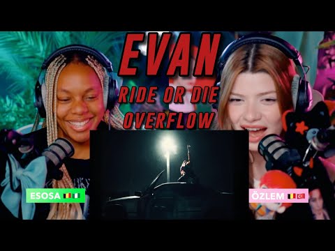 EVAN 에반 'Ride or Die' Official MV + 'Overflow' Audio reaction