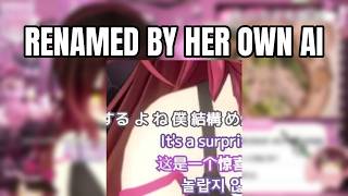 VTuber Calls ChatGPT Live and Gets Renamed 'Ponchan' | Roboco