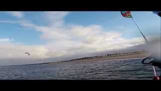 preview picture of video 'Kitesurfing Nairn 18th Jan 2015'