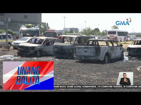 Grassfire dahil sa sobrang init, tinitingnang sanhi ng pagkasunog ng mga sasakyan sa parking… UB