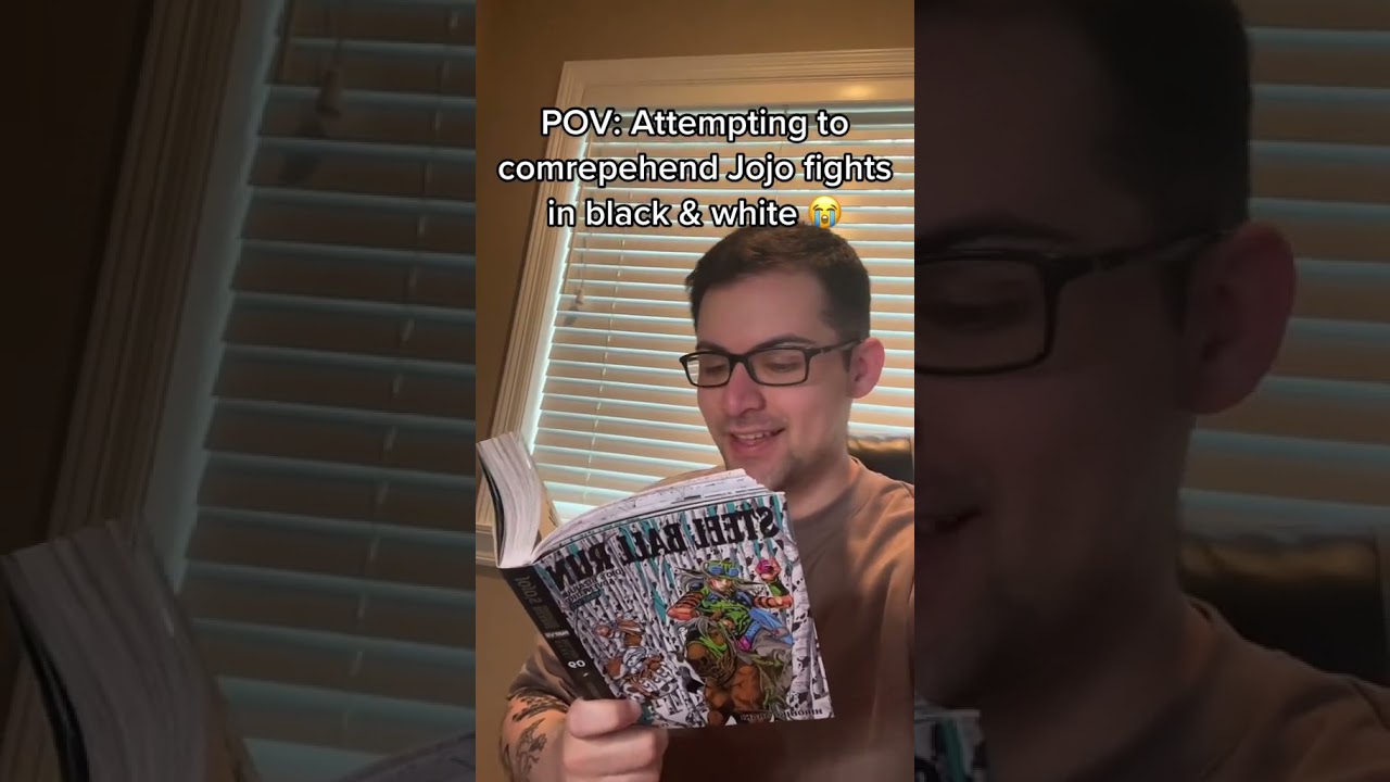 Jojo in black & white is IMPOSSIBLE! #manga #SBR #jojo #jojos #jojosbizzareadventure #steelballrun