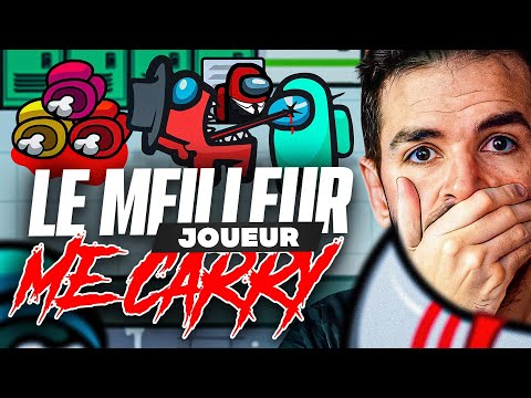🔥LE MEILLEUR IMPOSTEUR ME CARRY SUR AMONG US ! (1500h+, REPRISE AMONG US)