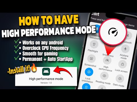 🚀How To Get High Performance Mode on ANY Android (Overclock CPU | Smooth for gaming)
