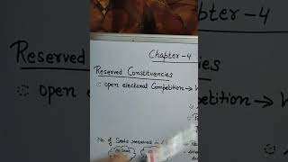 Reserved Constituencies - Electoral Politics - Class 9 -1 September 2020