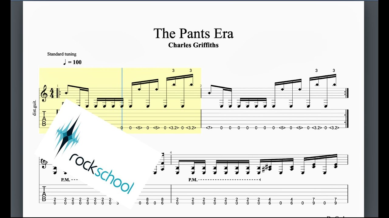 The Pants Era Rockchool Grade 7 Guitar