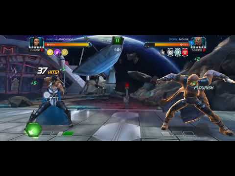 Valkyrie vs Nick fury (Hazard shift mini) Mcoc war videos!