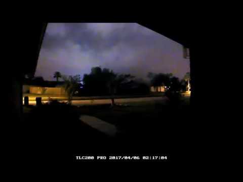 TimeLapse: Intense overnight thunderstorm