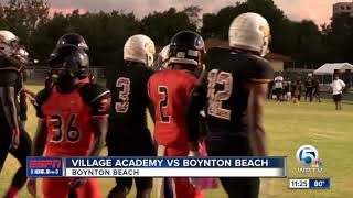 Boynton Beach defeats Village Academy 10/3