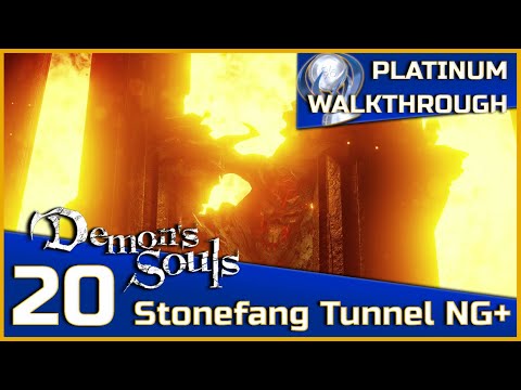 Demon's Souls Full Platinum Walkthrough - 20 - Stonefang Tunnel NG+