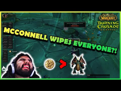 MCCONNELL WIPES EVERYONE?! | Daily Classic WoW Highlights #136 |