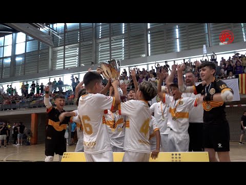 Resum Final Copa Catalunya Aleví FS 2025: AE Les Corts UBAE 2 - 5 Industrias Santa Coloma