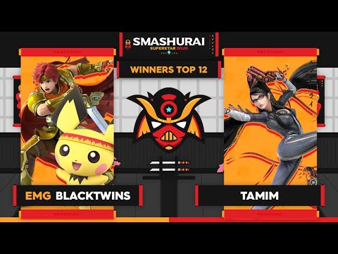 Smashurai: Superstar Dojo - EMG | Blacktwins (Roy/Pichu) Vs. Tamim (Bayonetta) Winners Top 12