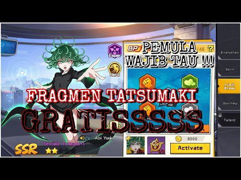 BEGINI CARA DAPETIN FRAGMEN TATSUMAKI GRATIS