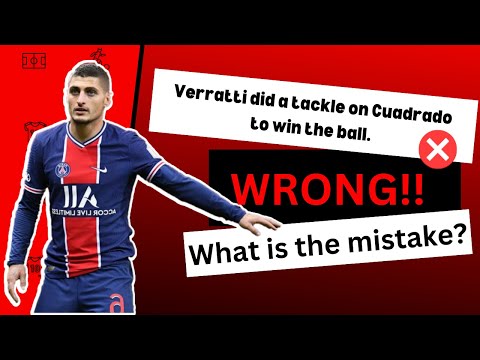 What is the English mistake in this sentence about Marco Verratti? | ENGLISH SUBTITLES AVAILABLE