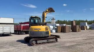 Komatsu PC80MR-3, 2011, Excavator, Eura midi excavator | Image 4 - Machineryline