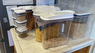 I Organized My Entire Pantry With OXO Pop Containers | These Are So Fun!