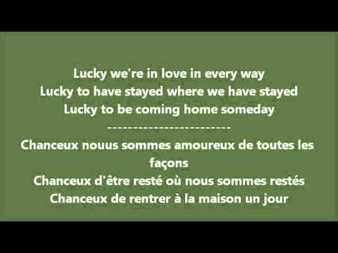 download lagu mp3 mp4 Lucky Jason Mraz Paroles Traduction, download lagu Lucky Jason Mraz Paroles Traduction gratis, unduh video klip Lucky Jason Mraz Paroles Traduction