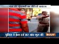 BJP leader misbehaves with lady constable in Chittorgarh