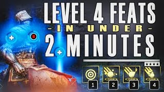 LV4 Feats in under 2 mins - FOR HONOR SUICIDE STRAT