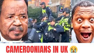 CAMEROONIANS IN UK 🇬🇧 PROTEST AGAINST PAUL BIYA #paulbiya #issatchiroma #cameroonnews