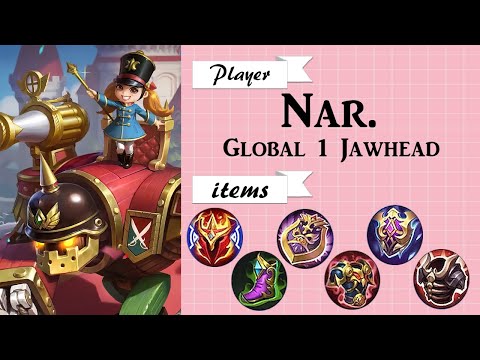 Best Jawhead Build | Top 1 Global Jawhead by GREY Nar. | The Nutcracker | Mobile Legends