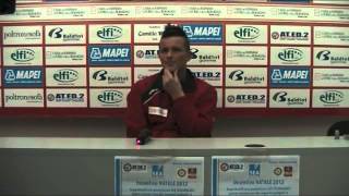 preview picture of video 'Conferenza stampa post partita Forlì-Milazzo di Sebastian Petrascu attaccante Forlì FC.'