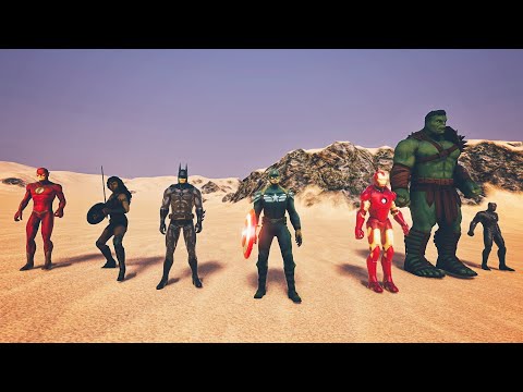 Alliance Of Avengers And Justice League Vs 50,000 Orcs | Ultimate Epic Battle Simulator | UEBS