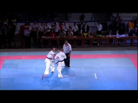 Dawid Ozga (GB) v Timur Chitanava (Abkhazia) Last 16 KWU 2nd World Championship Mens -70 KG