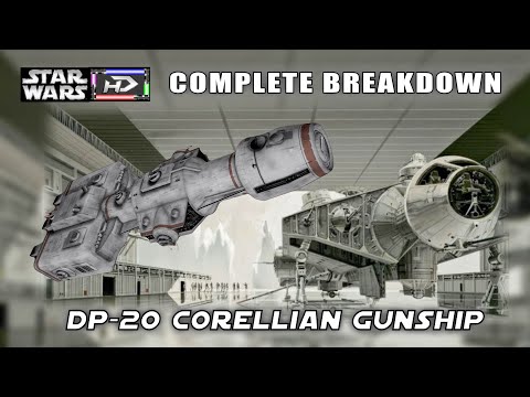 A sister ship to the Rebel Blockade Runner? DP-20 Corellian Gunship |Star Wars Hyperspace Database