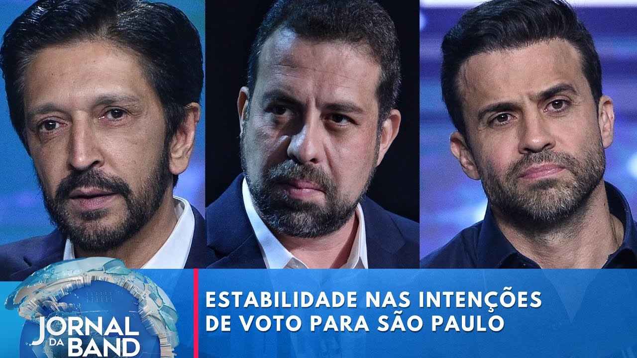 Nunes e Boulos mantêm empate técnico na disputa em SP, diz Datafolha | Jornal da Band