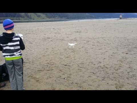 Sandy beach test flight,  Drone!!!