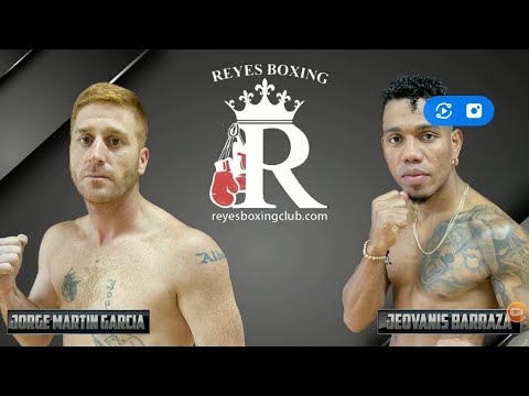 Reyes Boxing's Down and Dirty- Pelea Jorge Garcia (Argentina) -Jeovanis Barraza (Colombia) 29-10-21