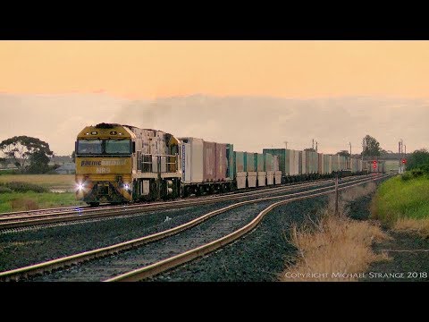 Pacific National PM5 Arrives At Gheringhap Loop  - PoathTV Australian Trains & Railways