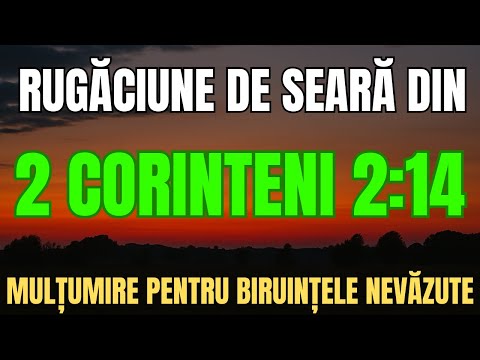 Evening Prayer from 2 Corinthians 2:14 – Thanksgiving for Unseen Victories